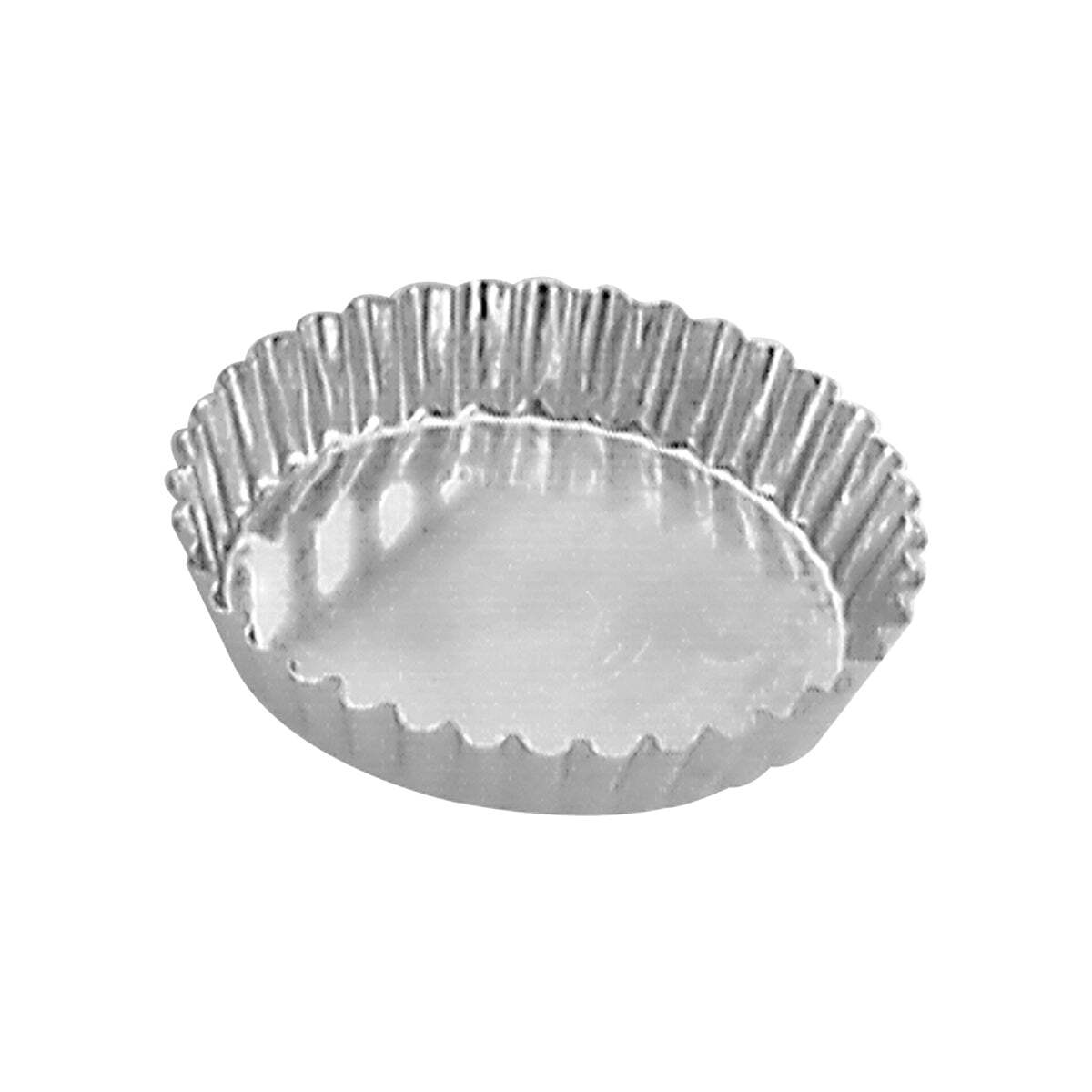 Tart Mould-Round Fluted 85x16mm Fixed Base