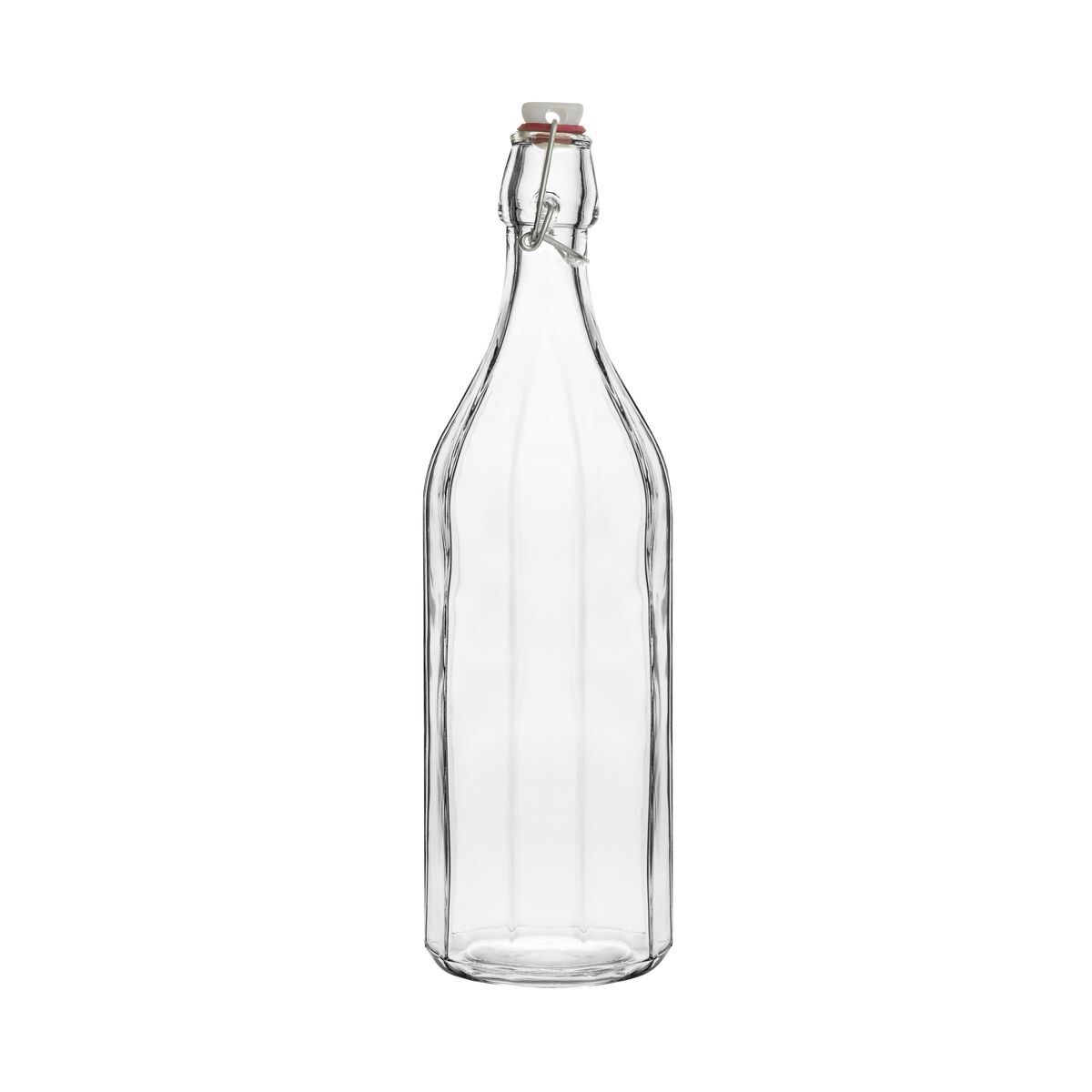 Trenton Glass Bottle-Panelled | Round | 1.0Lt 