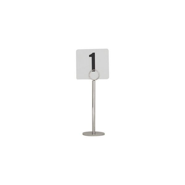 Table Number Stand-Ring Clip | 70mm Base | 200mm