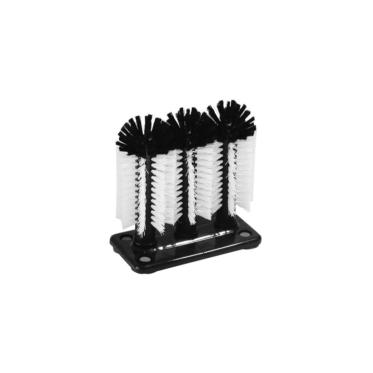 Triple Glass Brush-With Suction Cups