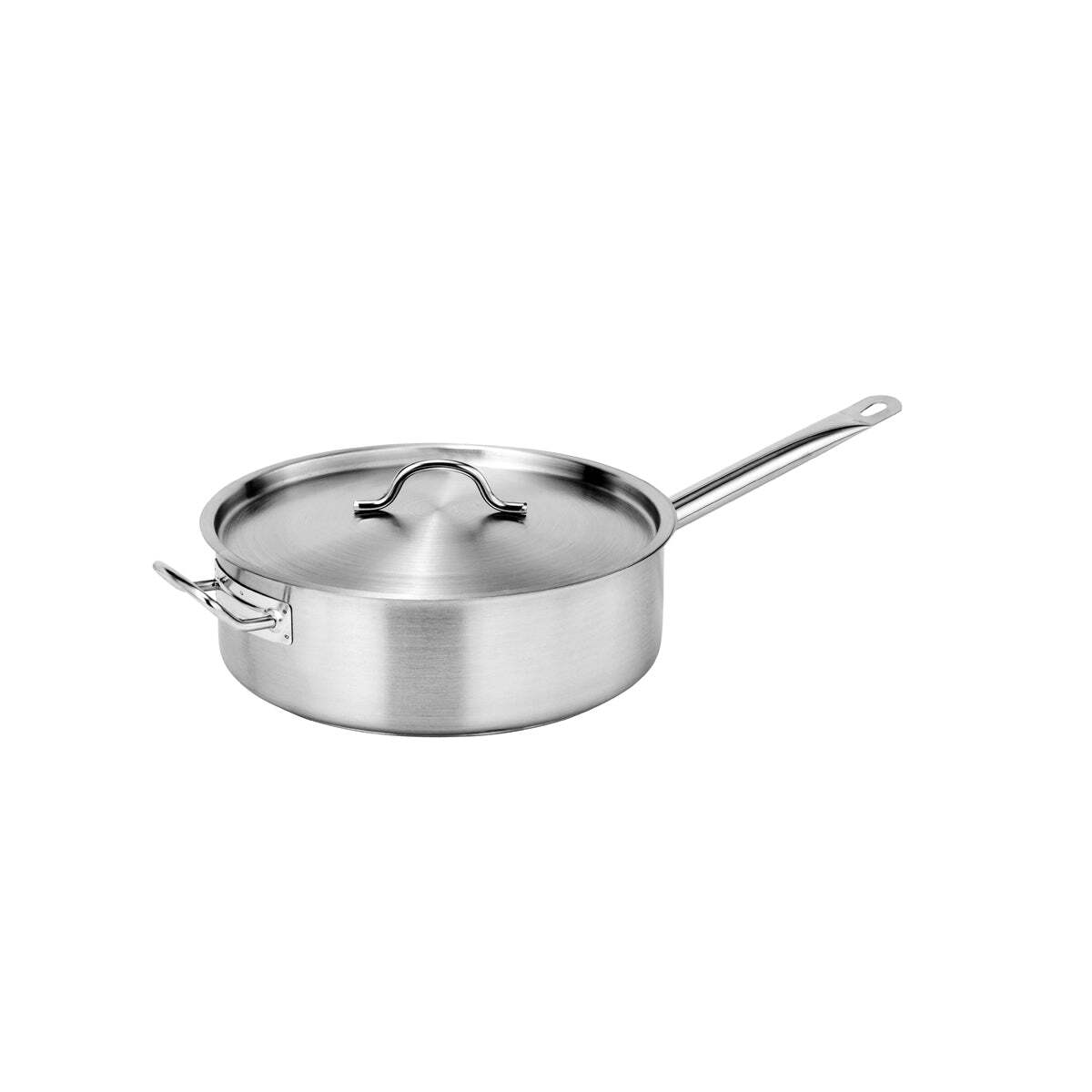 Force Saute Pan W/Lid 300X100mm Ss Tri-Ply 7.0Lt