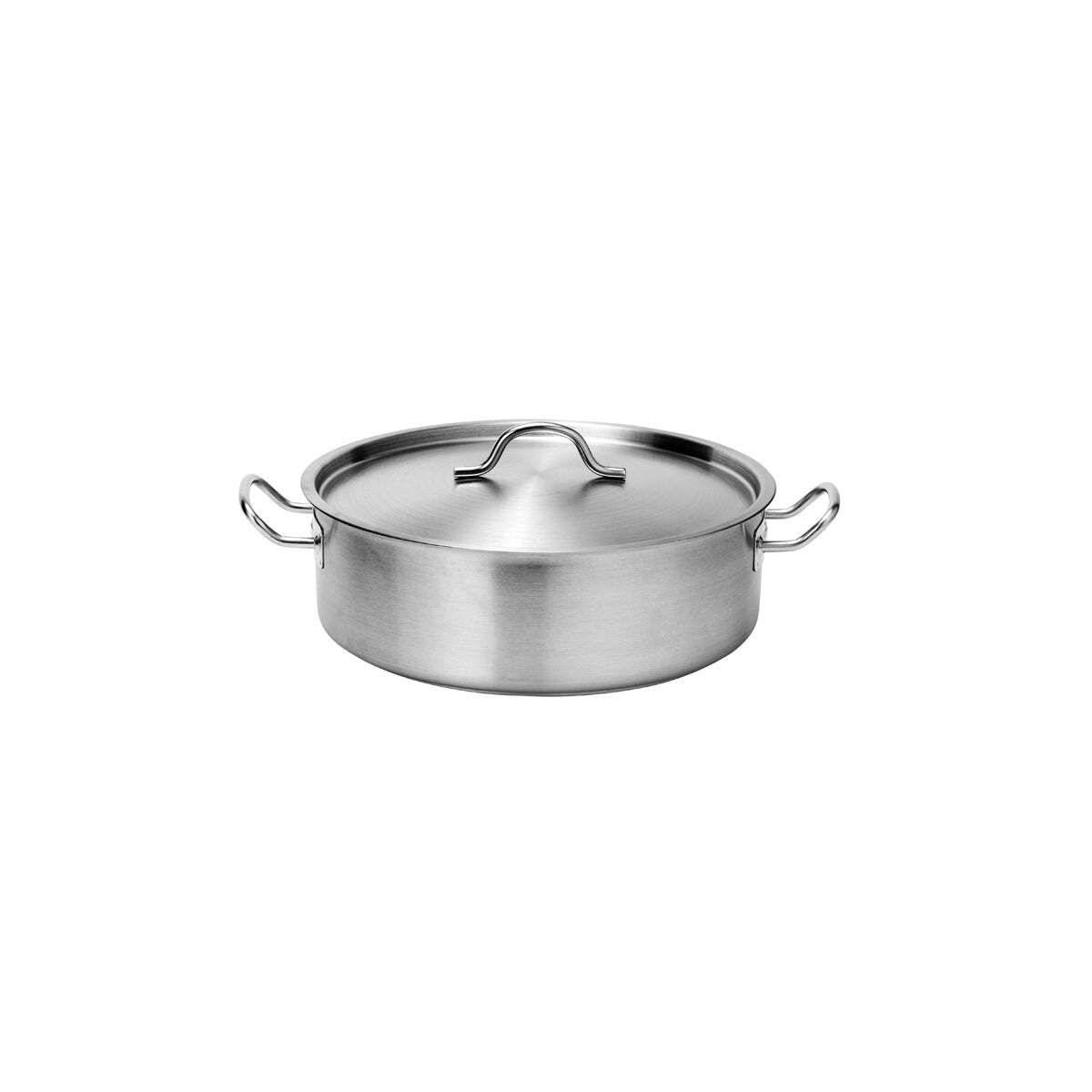 Force Low Casserole W/Lid 300X100mm Sstri-Ply 7Lt