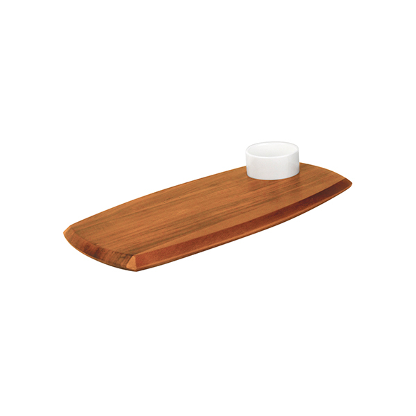 Service Board-W/Sauce Dish | 362X180mm 