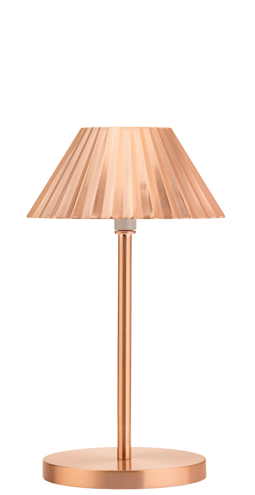 Utopia Aruba Led Cordless Lamp 230mm Brushed Copper