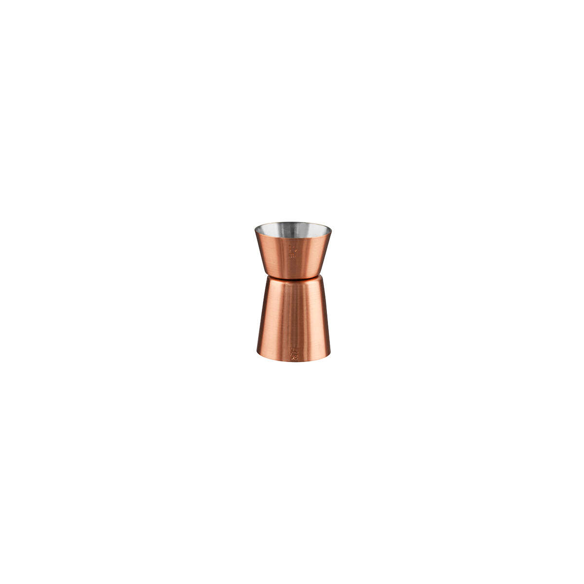 Chef Inox Jigger Copper Plated 15/30ml