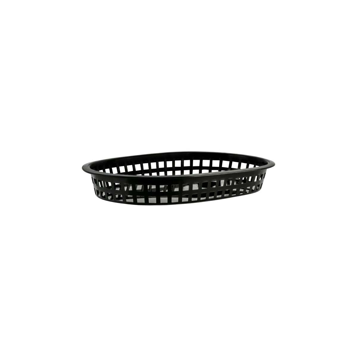 Chef Inox Coney Is Plastic Rect Basket 270x180x40mm Blk