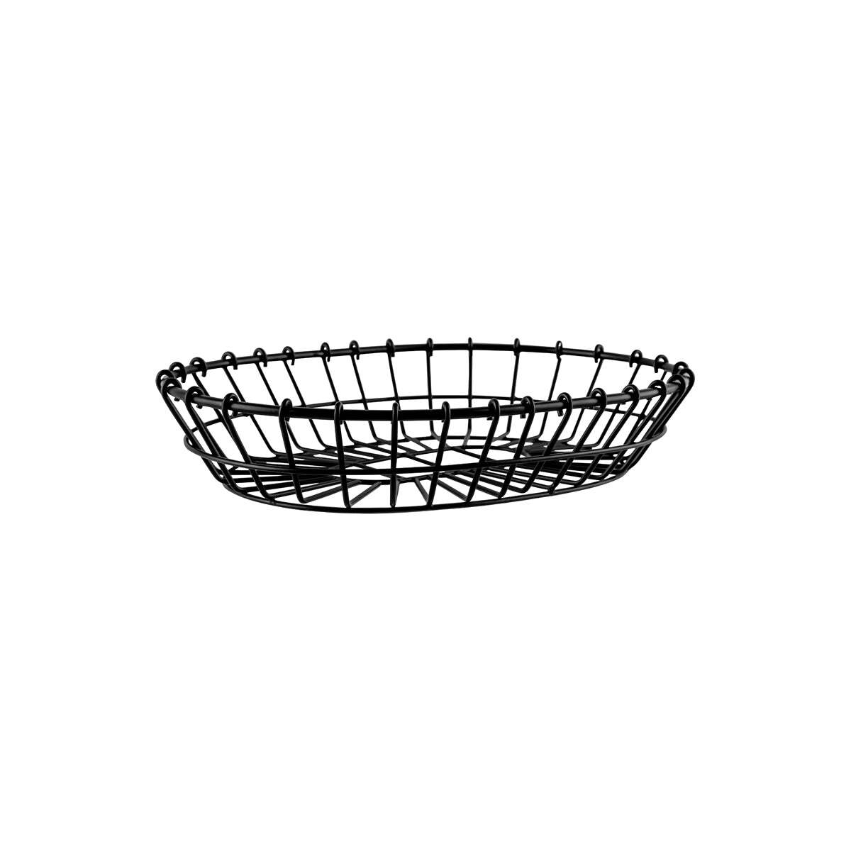 Chef Inox Coney Is Oval Wire Basket 280x205x60mm Patina Blk