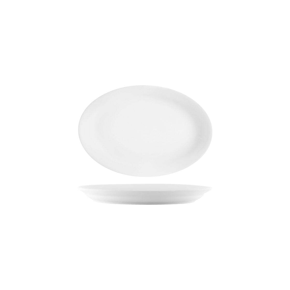 Vitroceram Oval Platter-240mm White