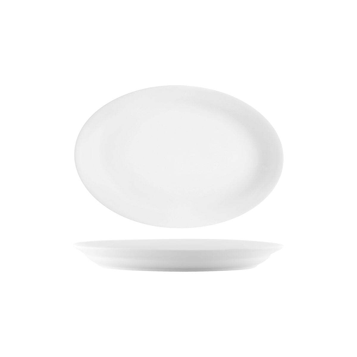 Vitroceram Oval Platter-290mm White