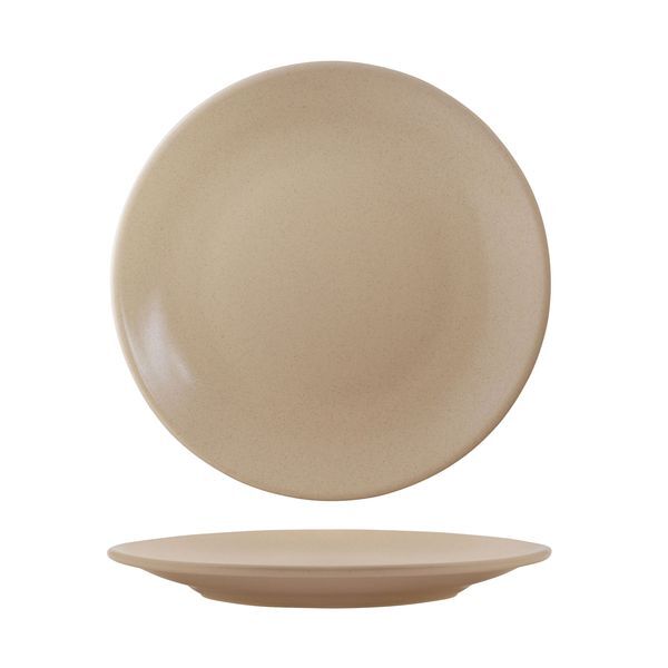 Zuma Round Coupe Plate-260mm Ø Sand