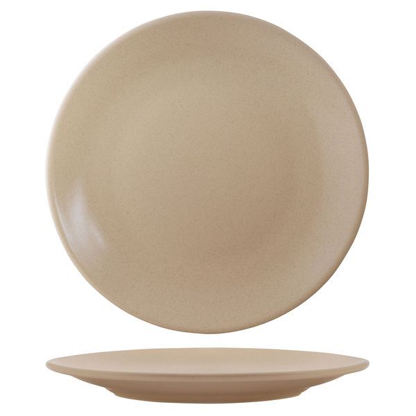 Zuma Round Coupe Plate-310mm Ø Sand