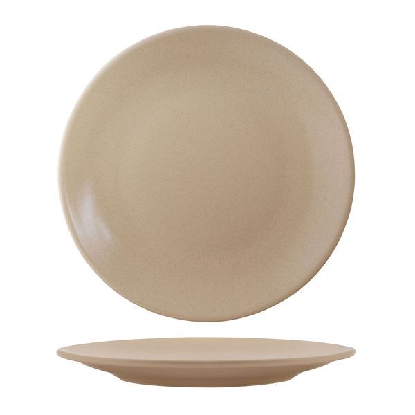 Zuma Round Coupe Plate-285mm Ø Sand