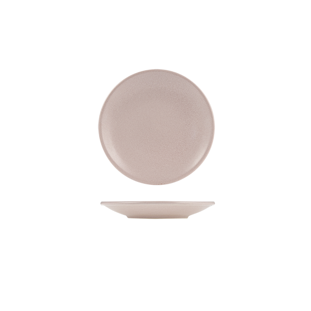 Zuma Pearl Coupe Tapas Plate-180mm Ø Blush