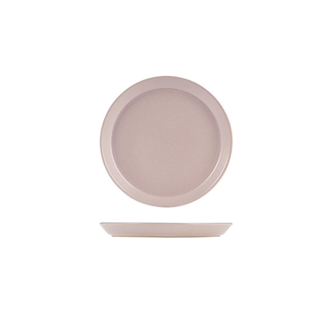 Zuma Pearl Tapered Plate-200mm Ø / 24mm H Blush