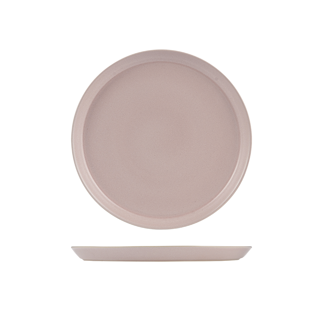 Zuma Pearl Tapered Plate-280mm Ø / 24mm H Blush