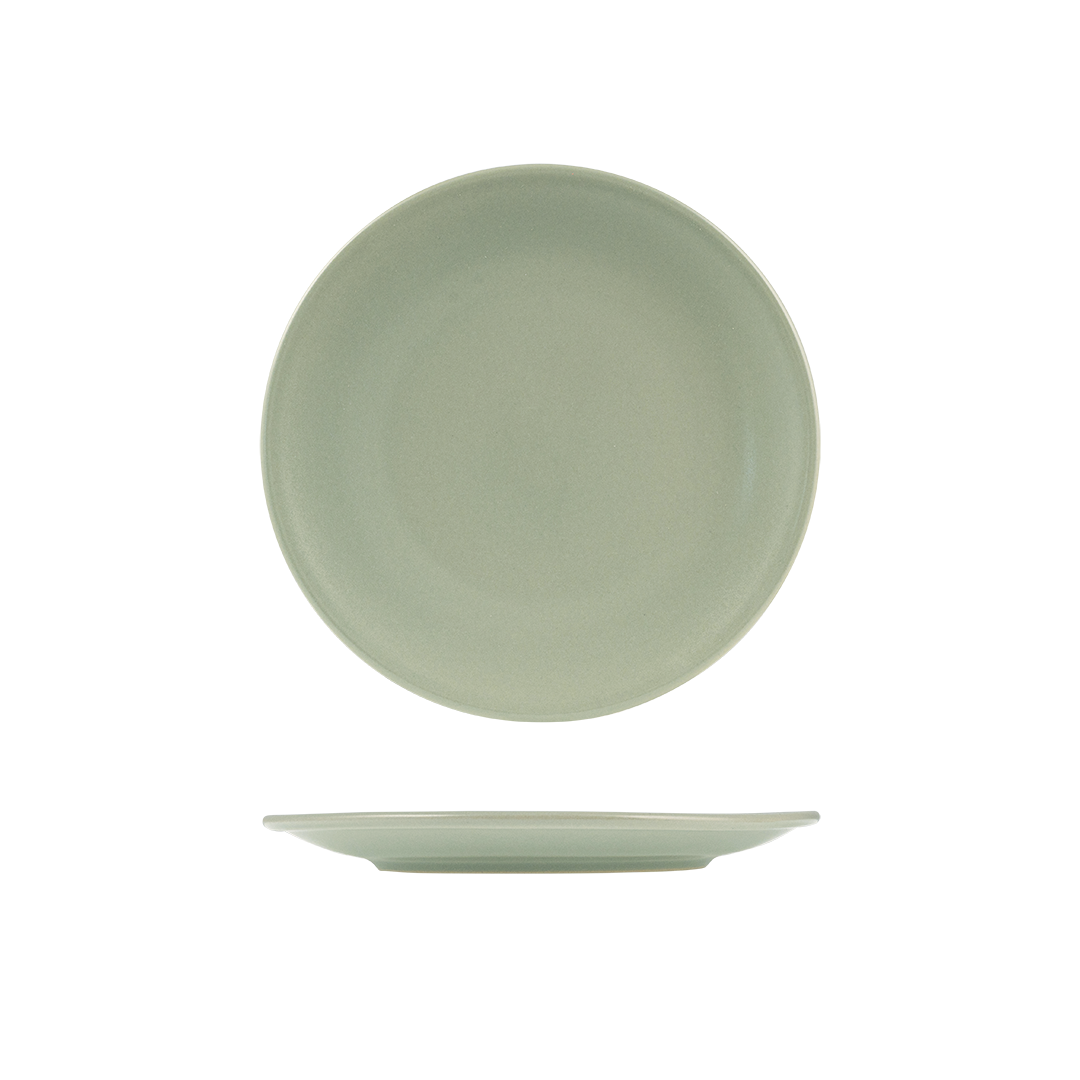 Zuma Pearl Coupe Plate-230mm Ø Pistachio