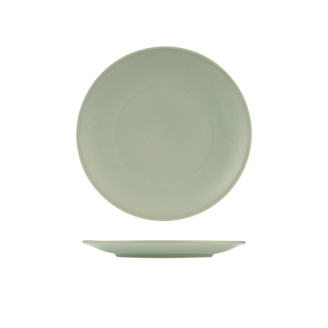 Zuma Pearl Coupe Plate-260mm Ø Pistachio