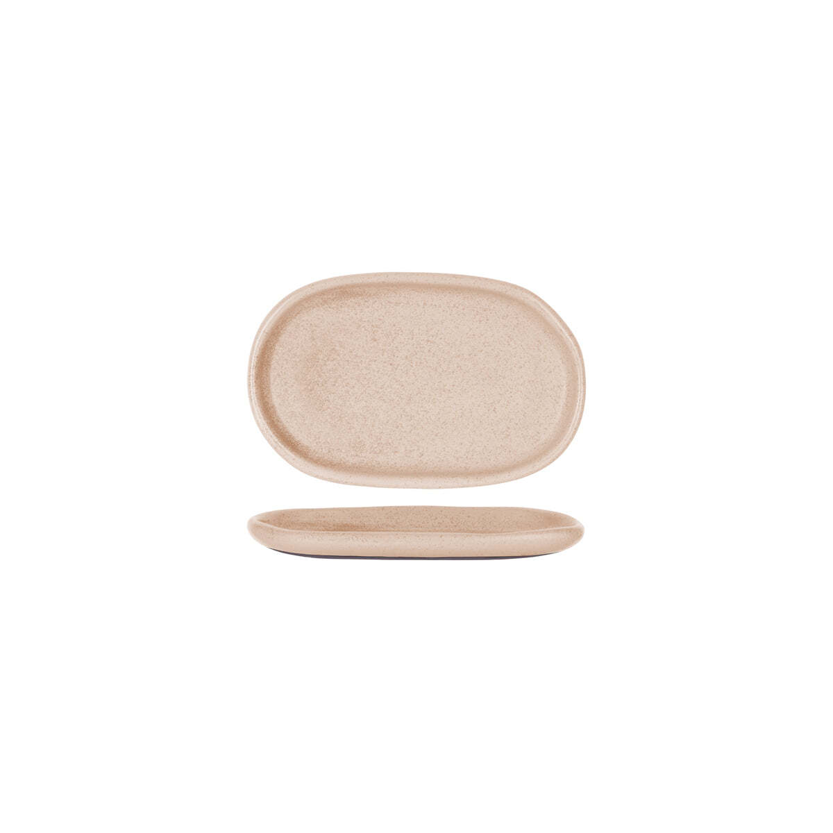 Tablekraft Naturals Sierra Beige Oval Plate 210x135Mm Clay