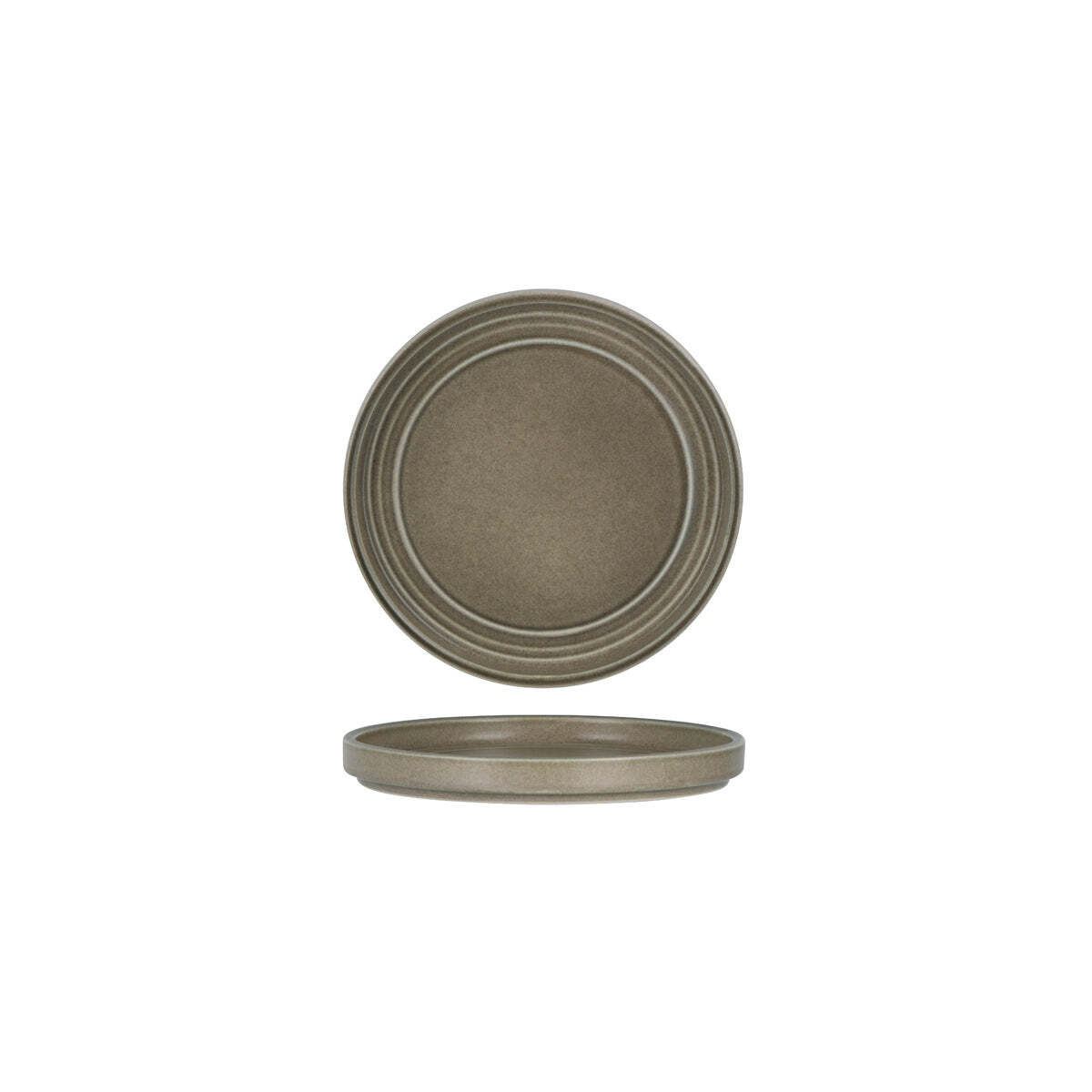 Tablekraft Urban Loft Round Plate 185x16mm Frost Grey