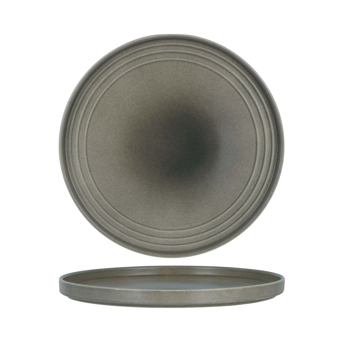 Tablekraft Urban Loft Rnd Serve Platter 320x30mm Frost Grey