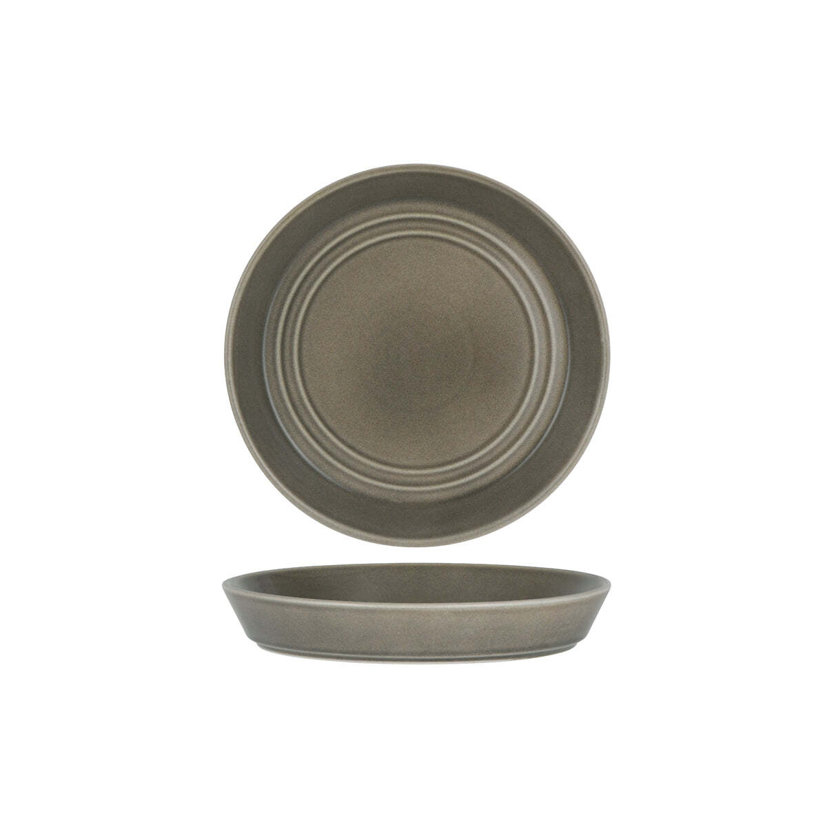 Tablekraft Urban Loft Round Flared Bowl 225x35mm Frost Grey