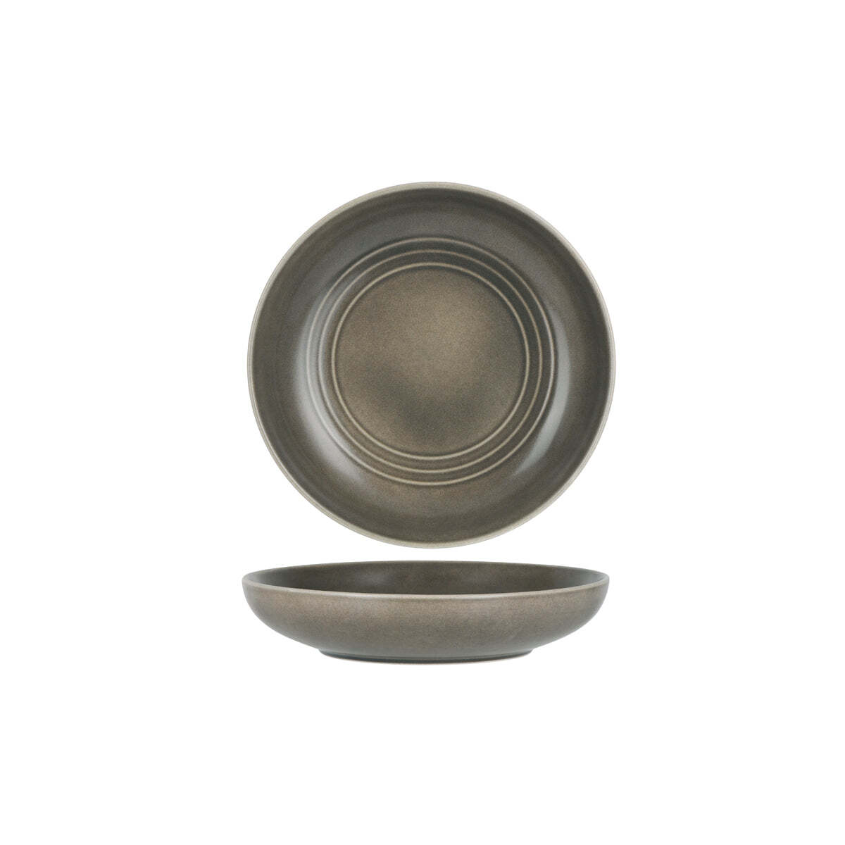 Tablekraft Urban Loft Round Serve Bowl 270x55mm Frost Grey