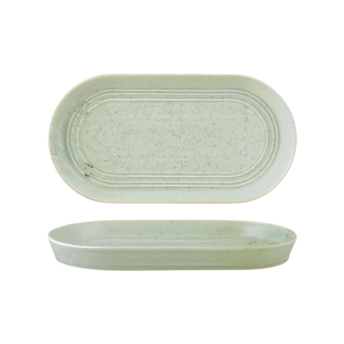 Tablekraft Urban Loft Oval Platter 305x165x30mm Pistachio