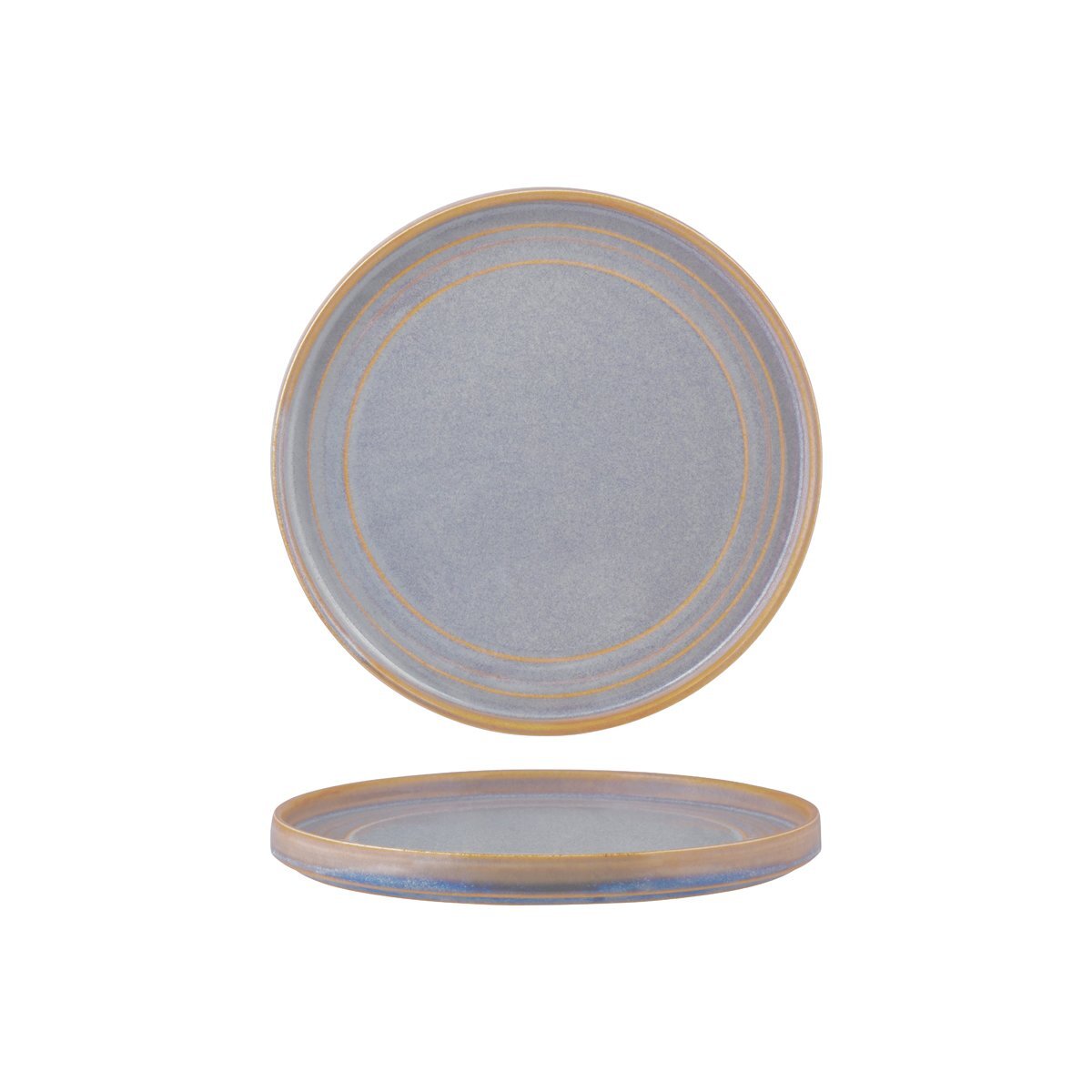 Tablekraft Urban Loft Round Plate 225x22mm Azure Blue