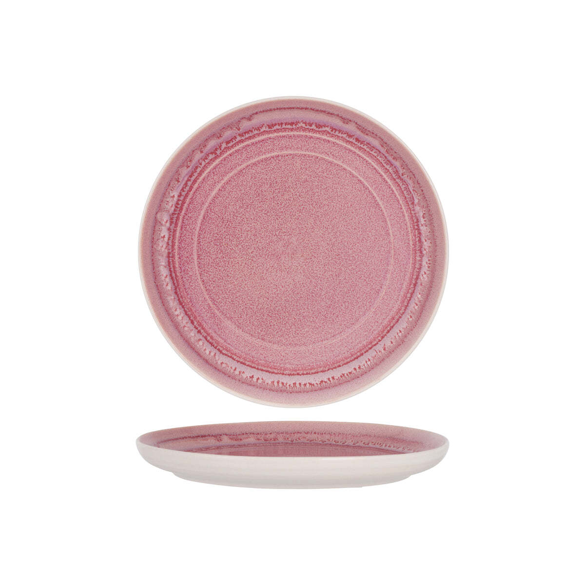 Tablekraft Linea Round Coupe Plate 220x25mm Dusty Pink