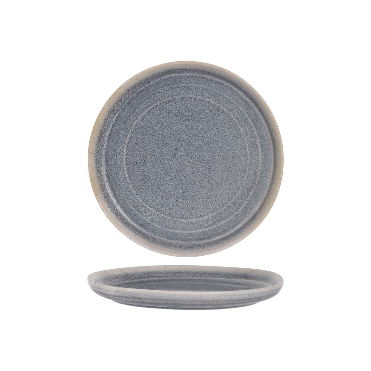 Tablekraft Linea Round Coupe Plate 220x25mm Ocean Blue