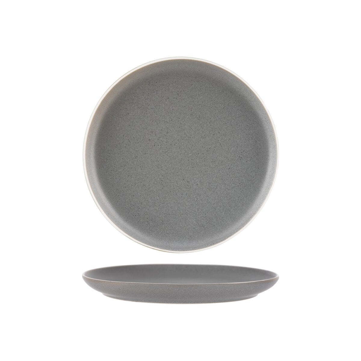 Tablekraft Urban Round Coupe Plate 265x28mm Grey