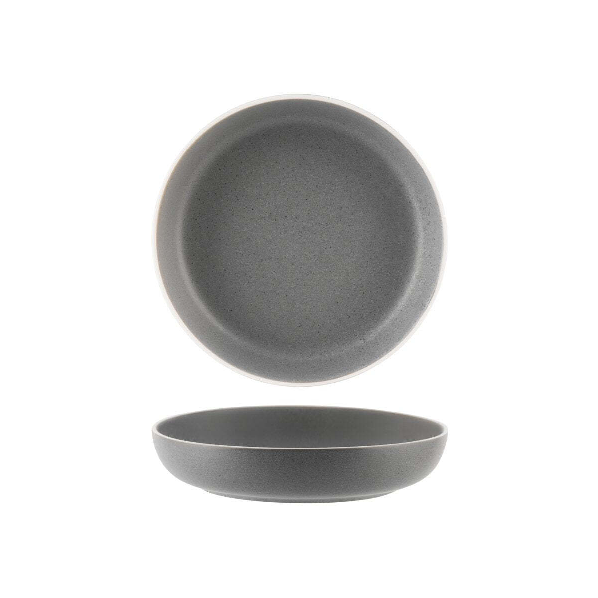 Tablekraft Urban Round Coupe Bowl 210x45mm Grey