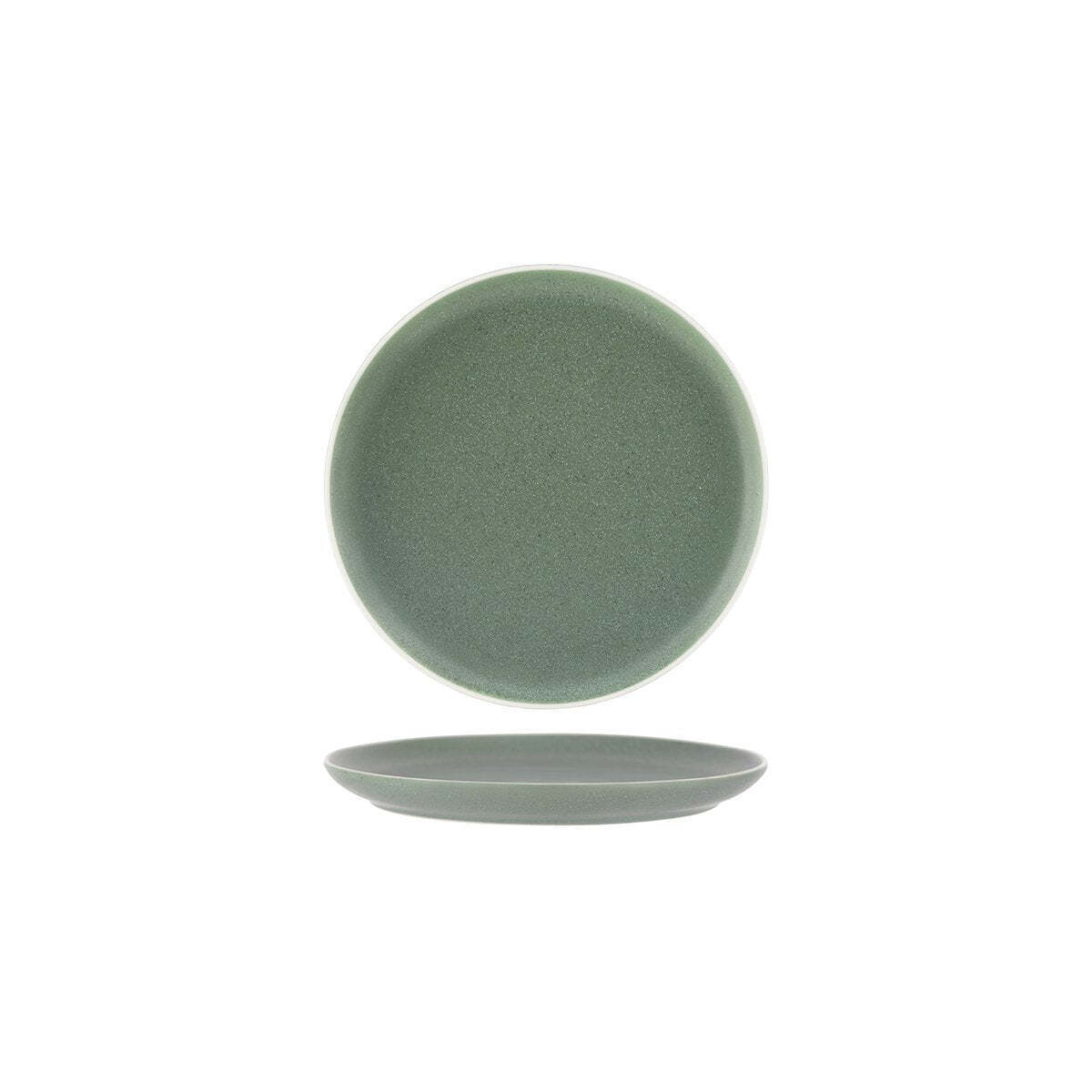 Tablekraft Urban Round Coupe Plate 200x24mm Green