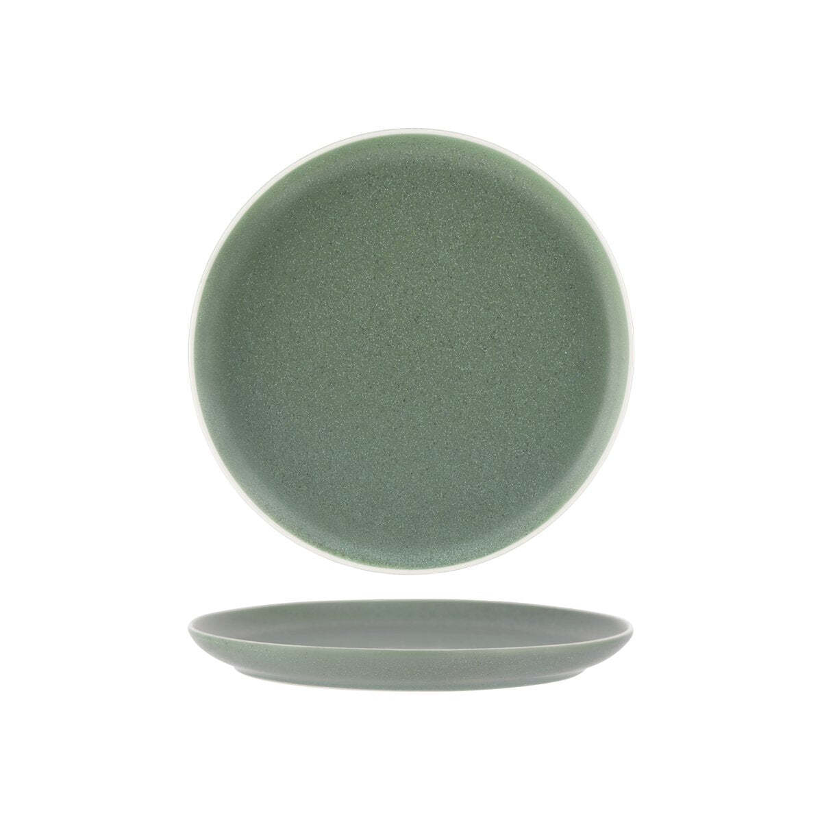 Tablekraft Urban Round Coupe Plate 265x28mm Green