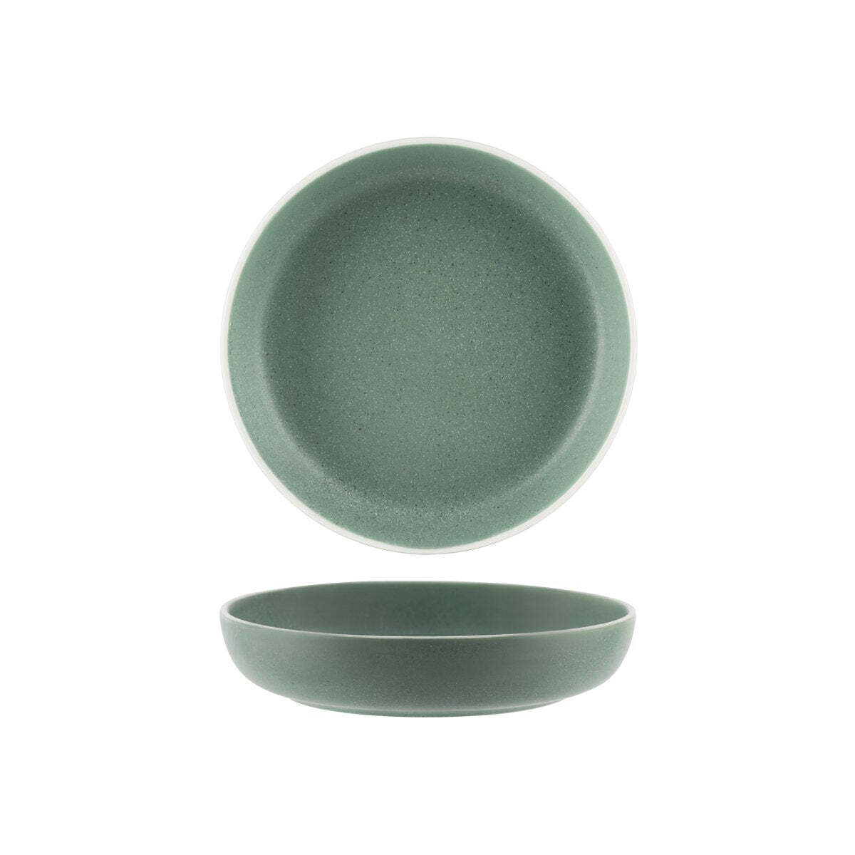 Tablekraft Urban Round Coupe Bowl 210x45mm Green