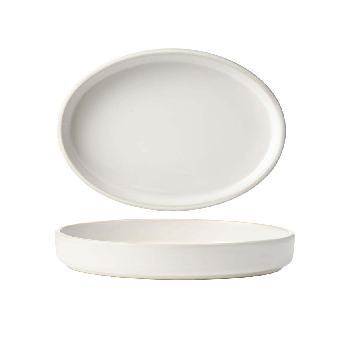 Tablekraft Urban Serve Oval Plate 430X312X34mm White