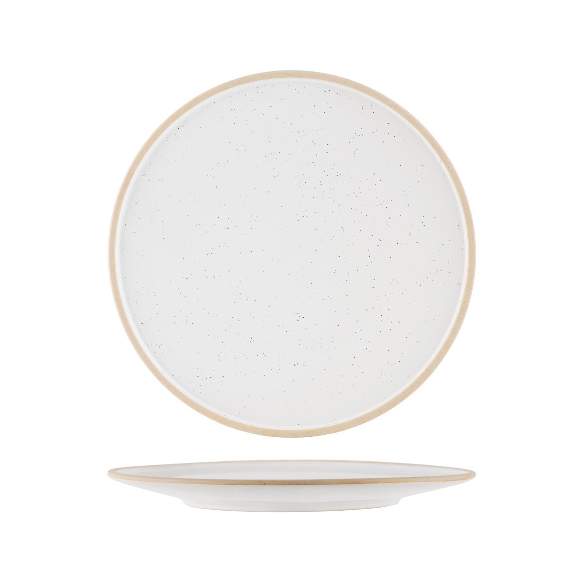 Tablekraft Soho Round Plate 285x10mm White Pebble