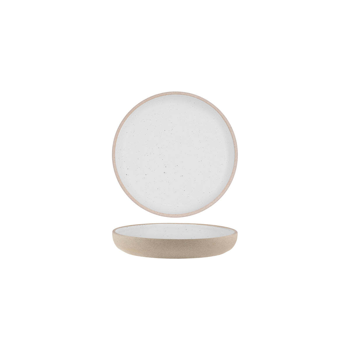 Tablekraft Soho Round Deep Coupe Plate 175x28mm White Pebble