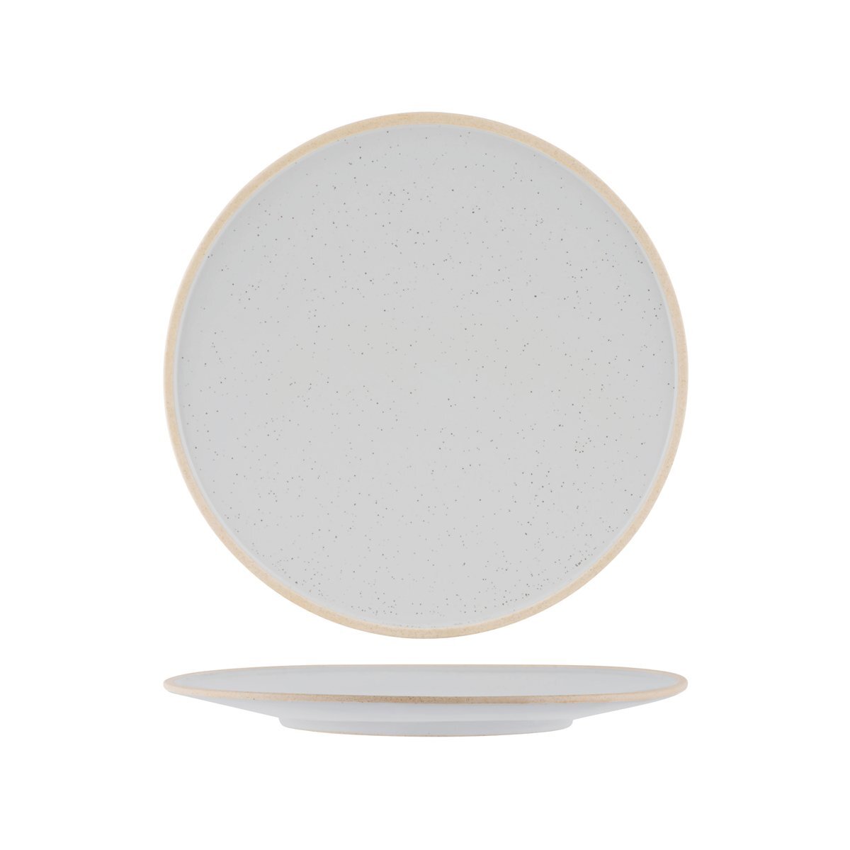 Tablekraft Soho Round Plate 285x10mm Reactive Limestone