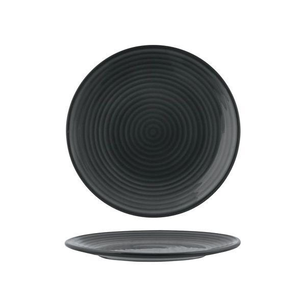 Zuma Round Coupe Ribbed Plate-210mm Ø Jupiter