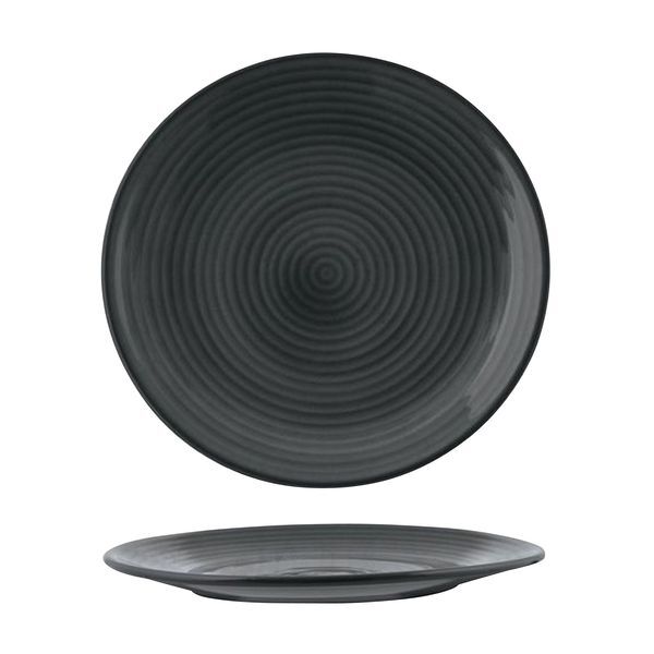 Zuma Round Coupe Ribbed Plate-265mm Ø Jupiter