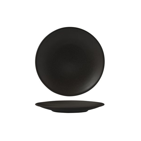 Zuma Round Coupe Plate-180mm Ø Charcoal