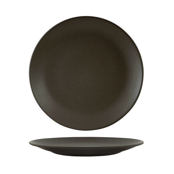 Zuma Round Coupe Plate-230mm Ø Charcoal