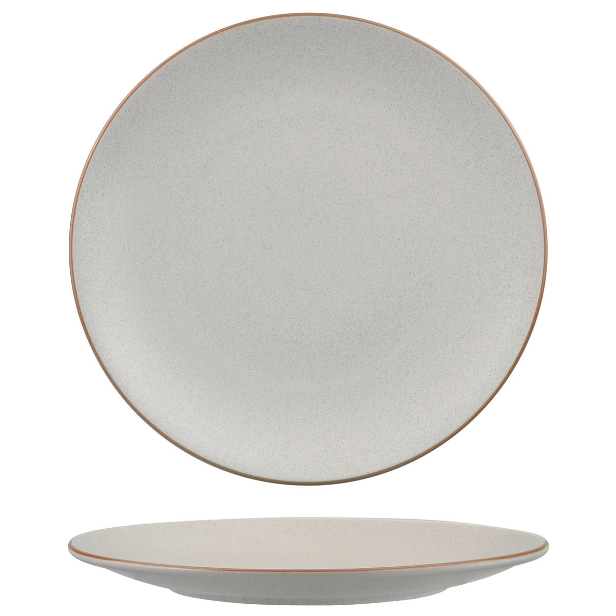 Zuma Round Coupe Plate-310mm Ø Mineral