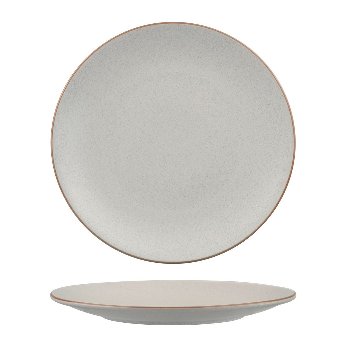 Zuma Round Coupe Plate-285mm Ø Mineral