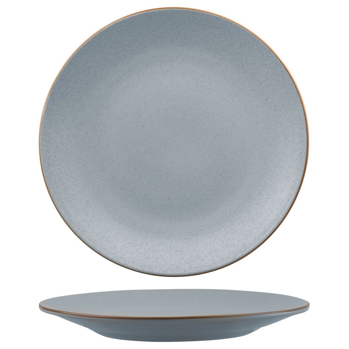 Zuma Round Coupe Plate-310mm Ø Bluestone