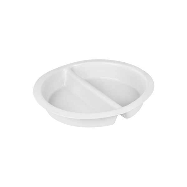 Porcelain Round Food Pan-360mm Ø Divided