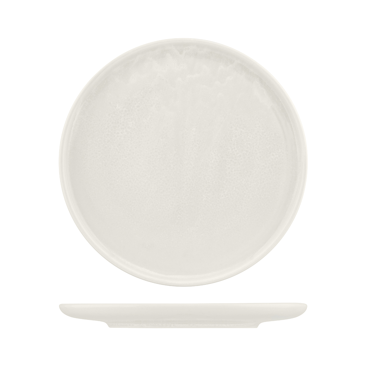 Moda Porcelain Snow Round Plate - 290mm Ø 