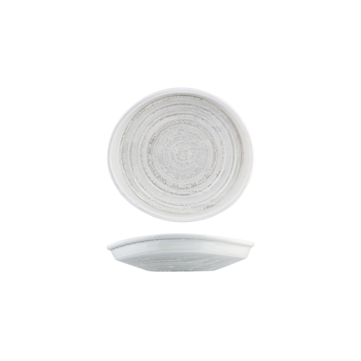 Moda Porcelain Willow Organic Bowl/Plate - 205X195mm 