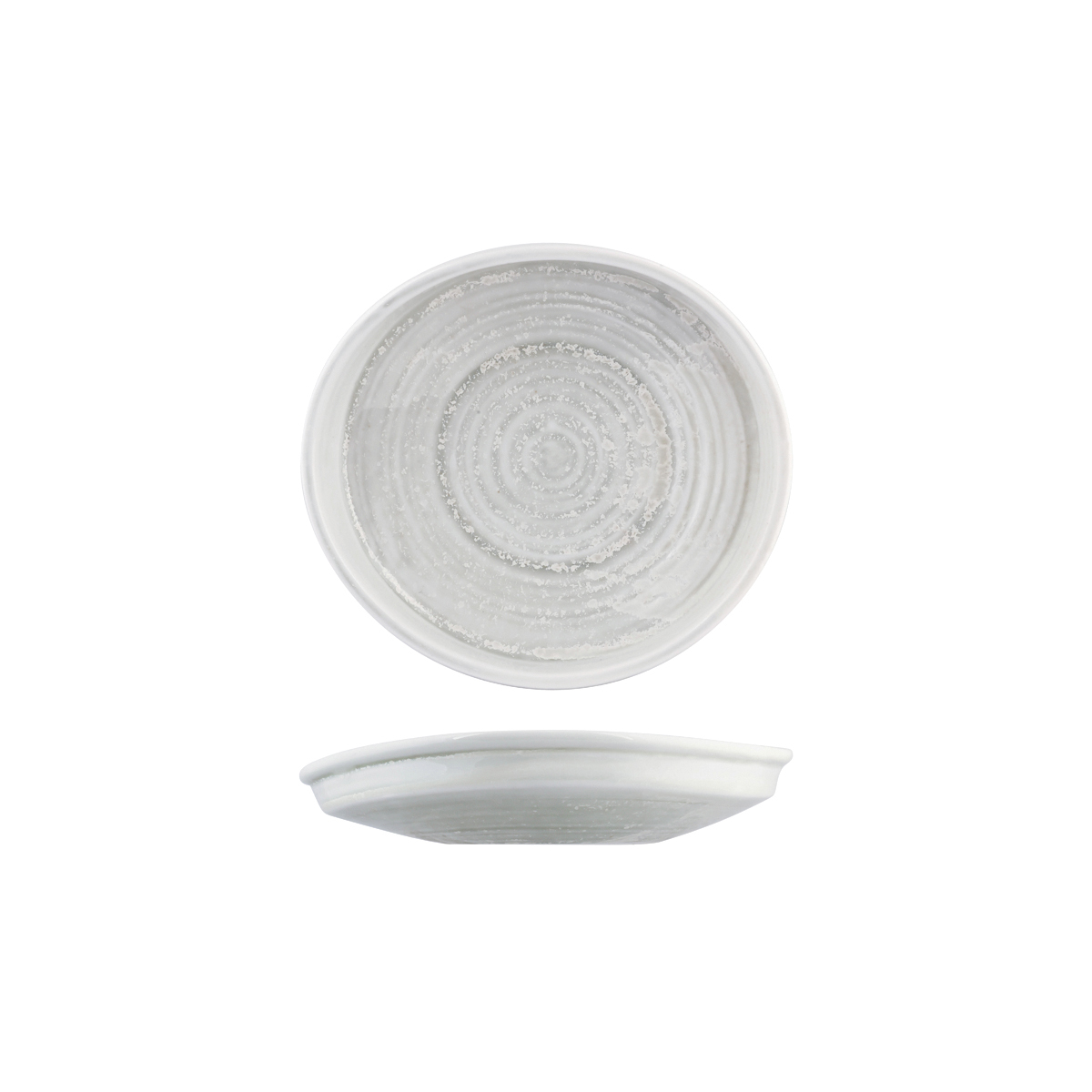 Moda Porcelain Willow Organic Bowl/Plate - 228X205mm 